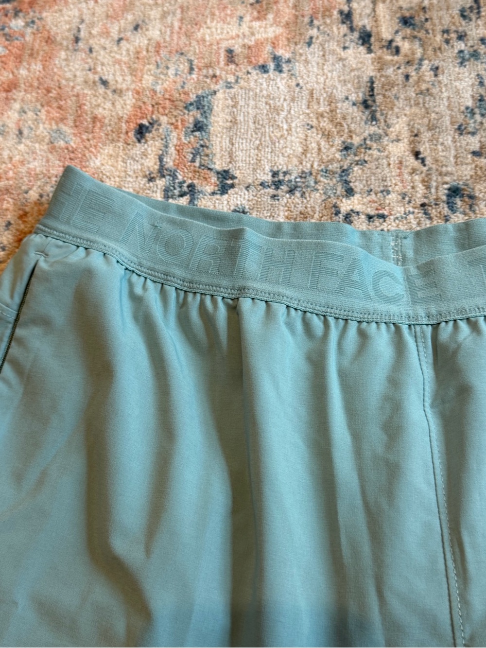 The North Face Women's Teal Athletic Running Shorts - Picture 5 of 8